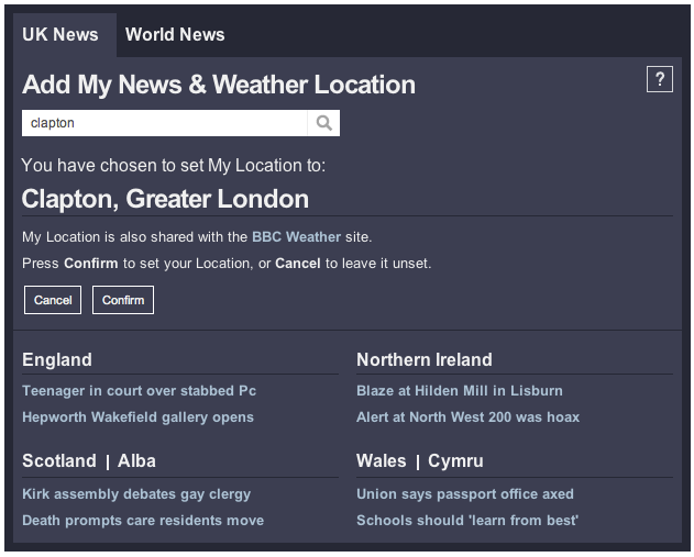 My BBC Location