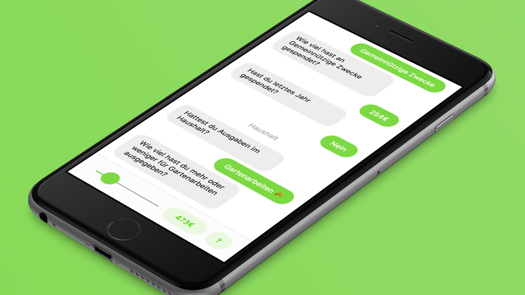Taxfix chat bot pilot