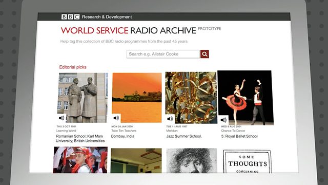 World Service Radio Archive prototype